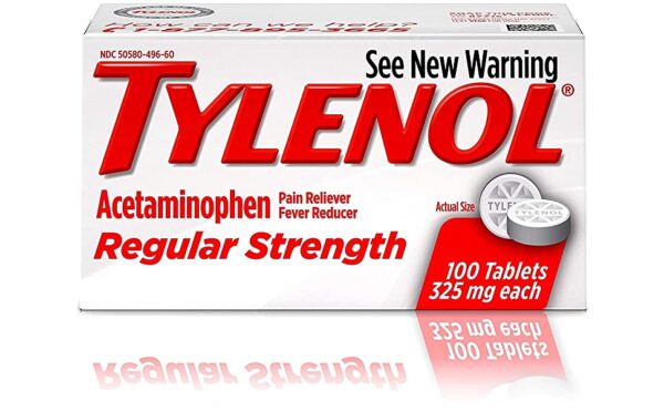 Tylenol 325 mg (acetaminophen)  x 1's